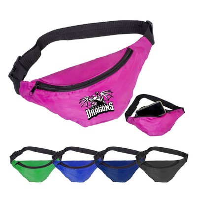 One Pocket Nylon Fanny Pack
