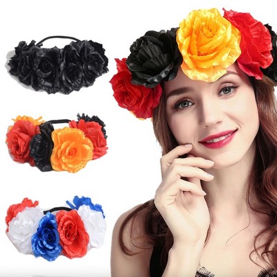 National Day flower crown