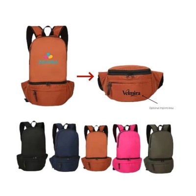 Water Resistant Foldable Hiking Backpack