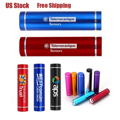 Aluminum Cylinder Power Bank 2200mah