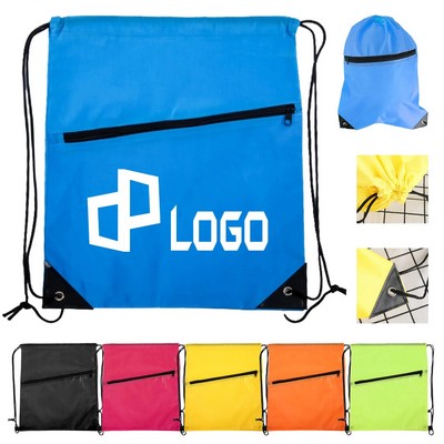 13.39X16.54" Terylen Drawstring Backpack