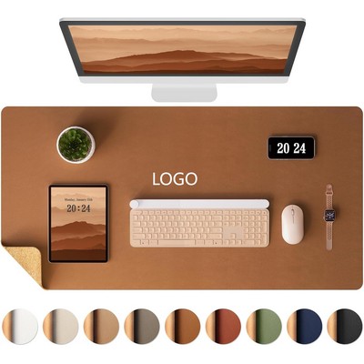 Leather desk mat