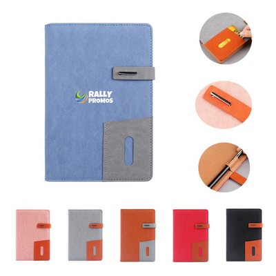 Business Buckle Notepad A5 PU Leather Journal