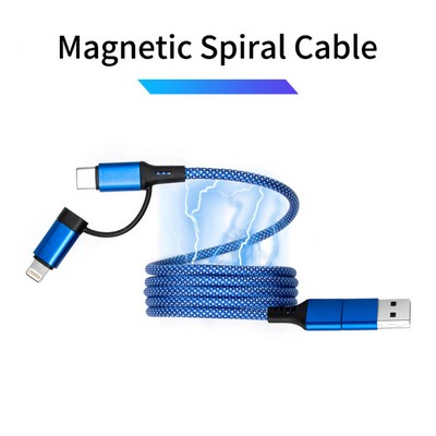 4" 1 PD Fast Charging Cable