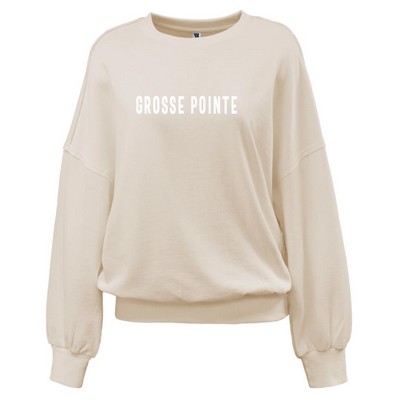 Pennant Womens Drop Shoulder Crew