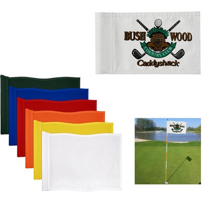 14" x 20" Golf Flag Single Sided Imprint