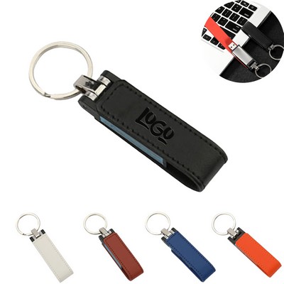 16GB PU Leather USB Flash Drive