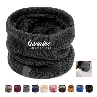Winter Double Layer Thickened Neck Gaiter Scarf