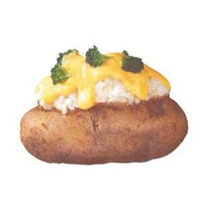Baked Potato Executive Magnet w/ Full Magnetic Back (3 Square Inch)