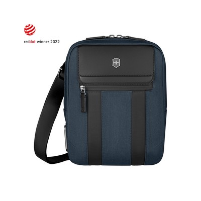 Architecture Urban2, Crossbody Bag, Crossbody Bag with 10'' Tablet Compartment, Melange Blue/Black