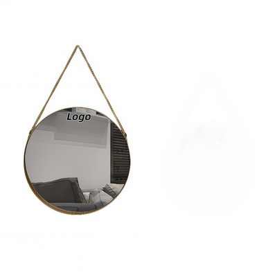 Round Wall Mounted Bathroom Mirror for Vanity and Makeup