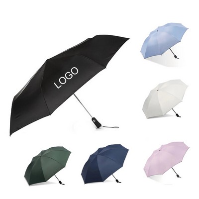 38" Automatic Strong Frame Compact Folding Portable Umbrella