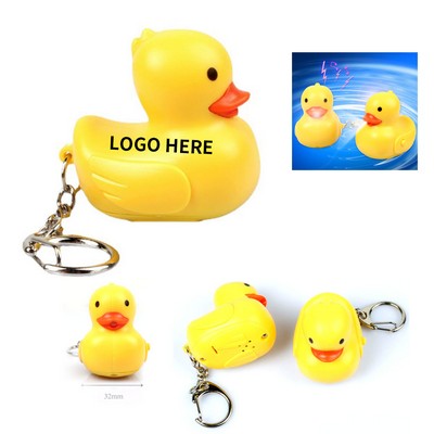 Quacky LED & Sound Keychain
