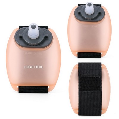 Outdoor Running Wrist Water Bottle Portable Sports Hydration Bottle Fitness Cycling Marathon 200ml