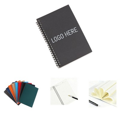 Vintage Kraft Paper Coil Notebook