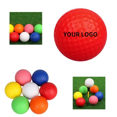 PU Foam Stress Ball With Golf Ball Design