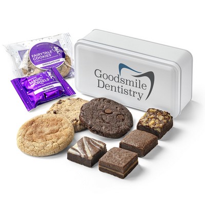 Custom Keepsake 3-Cookie & 4-Morsel Tin
