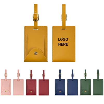 Bottom Flip Four-Button Luggage Tag