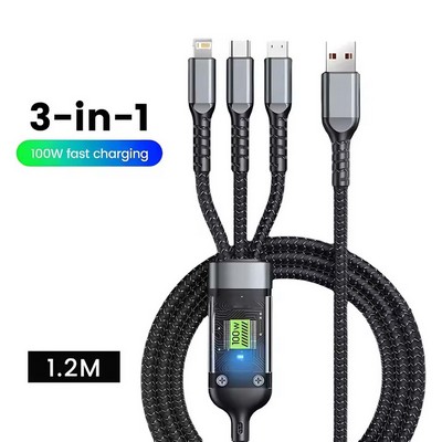 3-in-1 USB Fast Charging Cable