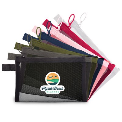 Mesh Bag - Compact, with Center Imprint