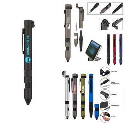Outdoor Multi-Tool Pen With LED Light