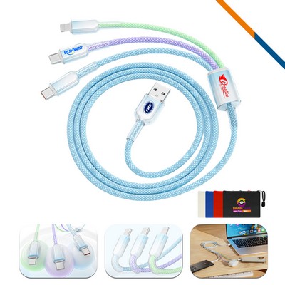 ZapLine 3in1 120W Fast Charging Data Transfer Cable