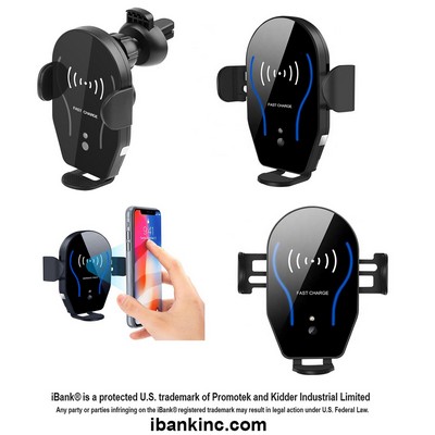 iBank ® Wireless Car Charger Phone Mount Air Vent Phone Holder