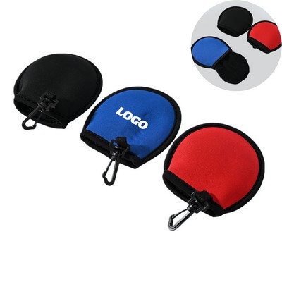 Neoprene Golf Ball Cleaner Pouch