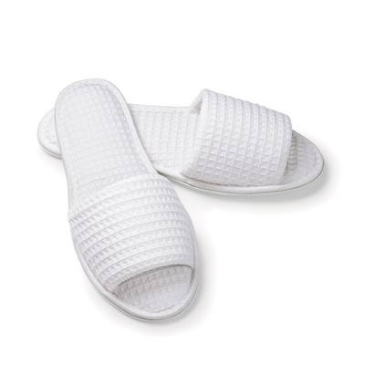 Women's Open Toe Waffle Slipper