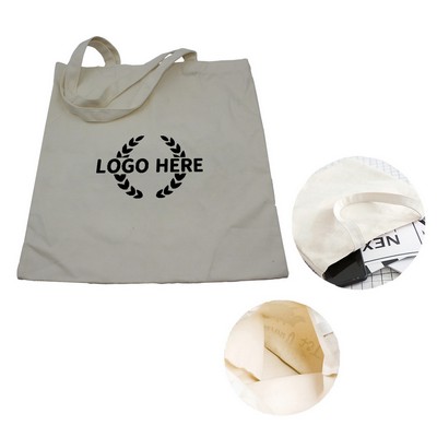 Custom Cotton Canvas Shopping Bag With Logo