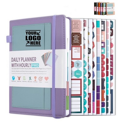 Undated Daily Planner Notebook