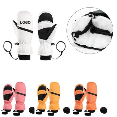 Windproof Warm Snowboard Mittens