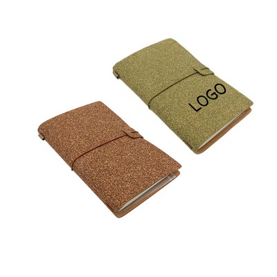 A6 Eco Vintage Wrap Journal