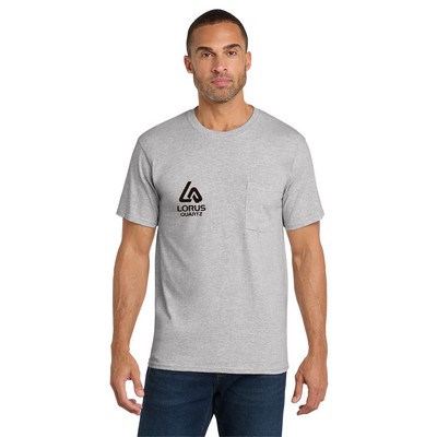 Port & Co® Decorated Core Cotton Pocket Tee