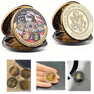 Zinc Alloy Commemorative Coin Token