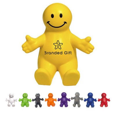 Squeezable Stress Reliever Colorful Smiley Face Phone Holder