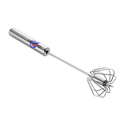 Stainless Steel Semi-automatic Egg Whisk