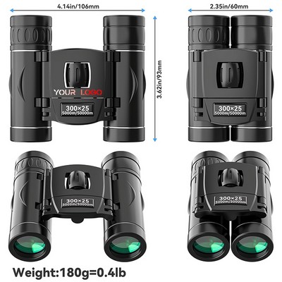 300x25 Mini Pocket Binoculars