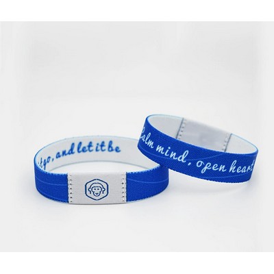 Custom Elastic Woven Fabric RFID Wristbands