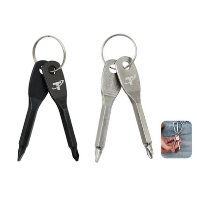 Screwdriver Tool with Key Ring