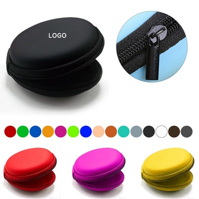 Round Earphone Case