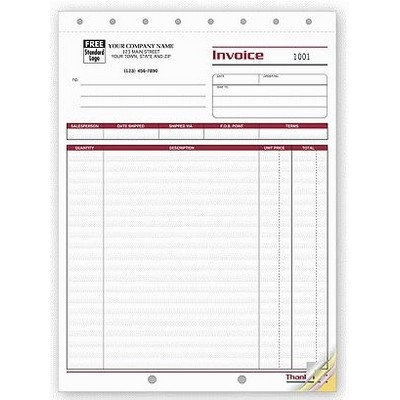 Invoice Forms - Spectra™ Collection, Large (3 Part)