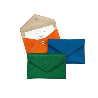 Goatskin Leather Mini Envelope