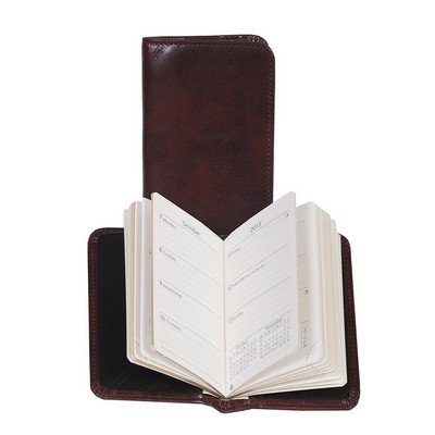 Italian Leather Personal Weekly Planner
