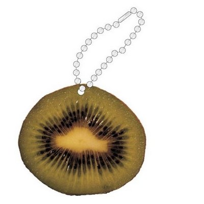 Kiwi Promotional Key Chain w/ Black Back (6 Square Inch)
