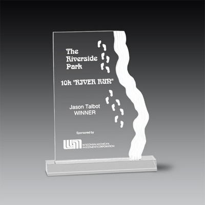 Wave Edge Waterfall Award™ (6½"x8¾")