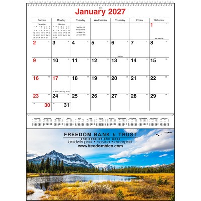 Natures Majesty Single Pocket Calendar