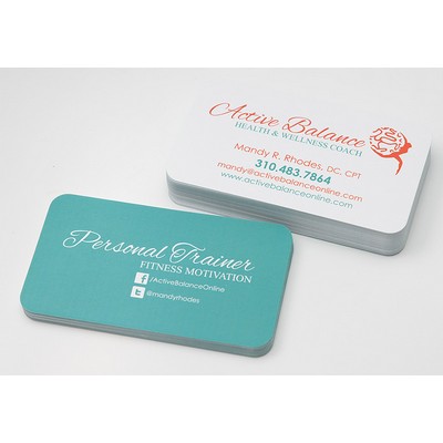 14PT Business Card w/ Full Front UV