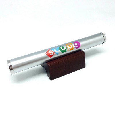 Miniature Style Kaleidoscope w Wood Base