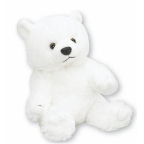 12" Polar Bear T-Shirt & Hoodie Stuffed Animal
